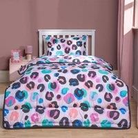 Coverless 10.5 Tog Duvet Set Leopard Kids Quilt Bedding Pillowcase Cover Single