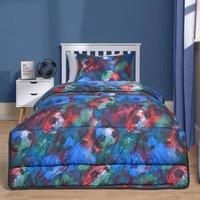 Football Coverless 10.5 Tog Duvet Pillowcase Quilted Set Kids Single Bed Cover