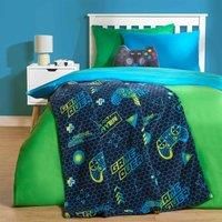 Throw Sherpa Gaming Bed Blanket Fleece Warm Supersoft Over Chair Sofa Gamer