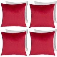 OHS Matte Velvet Cushion Covers Super Soft Luxury Square Pillowcases Multipack