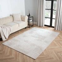 Arch Fleece Rug Living Room Bedroom Modern Carpet Soft Non Slip Floor Area Mat