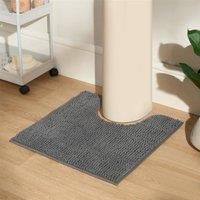 Brentfords Noodle Bath Mat Non Slip Shower Soft Highly Absorbent Chenille Shaggy