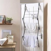 Over Door Clothes Airer Utility Caravan Towel Clothes Drying Rack Hanger Compact