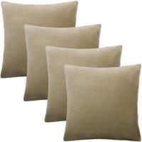 OHS Matte Velvet Cushion Covers Super Soft Luxury Square Pillowcases Multipack