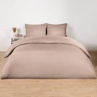 OHS Plain Duvet Cover & Pillowcase Reversible Bedding Set OR Fitted Sheet