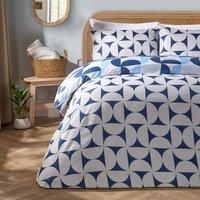 OHS Moroccan Abstract Bedding Set Microfibre Duvet Cover with Pillowcase