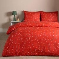 OHS Xmas Reversible Bedding Set Novelty Kids Duvet Cover with Pillowcase Double