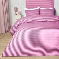 Stripe Duvet Cover Hotel Bedding Set Waffle Embossed Quilt Single Double King