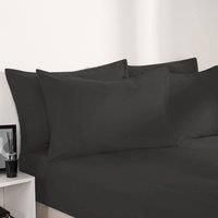 OHS Full Fitted Bed Sheets 100% Poly Cotton Sheet Single Double King Size