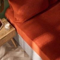 OHS Teddy Fleece Fitted Sheet Thermal Warm Single Double King Bedding NEW