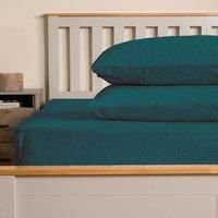 OHS Teddy Fleece Fitted Sheet Thermal Warm Single Double King Bedding NEW