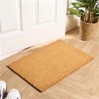 OHS Plain Doormat Natural Non Slip Indoor Outdoor Welcome Coir Door Mat Rug