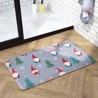 OHS Gonk Bath Mat Foam Quick Dry Non Slip Halloween Xmas Bathroom Shower Rug