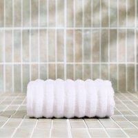 OHS Luxury Ribbed Towels 100% Cotton Soft Hotel Quality Hand Towel Bath Sheet