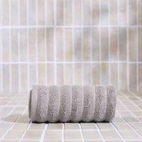 OHS Luxury Ribbed Towels 100% Cotton Soft Hotel Quality Hand Towel Bath Sheet