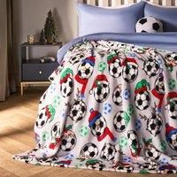 OHS Xmas Flannel Throw Kids Soft Fleece Travel Blanket Winter Thermal Bedspread