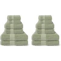 Dreamscene 100% Cotton Towel Bale Luxury Super Soft Bath Hand Face Cloth Set NEW