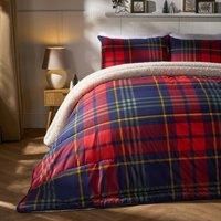 OHS Check Sherpa Reversible Coverless Duvet Thermal Bedding Set