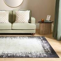 OHS Abstract Washable Rug Non Slip Soft Luxury Floor Carpet Hallway Runner