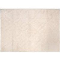 OHS Geo Fleece Rug Modern Non Slip  Tufted Floor Carpet Hallway Rug
