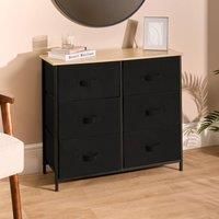 OHS Fabric Cabinet Bedside 2/3/4/5/6 Drawers Storage Unit Clothes Home Organiser