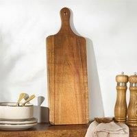 OHS Acacia Wood Chopping Board Wooden Cutting Board with Handle Charcuterie Cheese Boards Chopping Meat Vegetables Bread Meal Prep Pizza Serving Boards, Natural