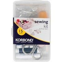 Korbond 15-Piece Sewing Kit, Multi-Colour