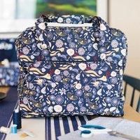 Korbond Sewing Machine Bags Enchanted Park - Fits Domestic Sewing Machine - Reinforced Base - Wipe Clean Fabric