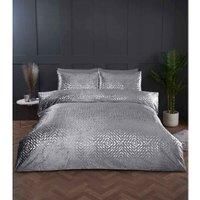 Rapport Home Bellagio Superking 3 piece Silver Duvet Cover Set