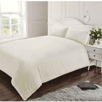 Cream 100% Egyptian Cotton Sateen 400 Thread Count Duvet Cover Quilt Cover