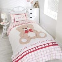 Snuggle and Cuddle Childrens Bedding Red