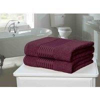 Rapport 100% Cotton "Windsor" 2 Pack Bath Sheets Towel 8 Colours Available