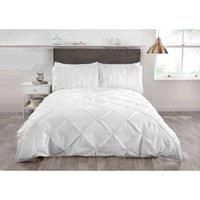 Rapport Home Furnishings Super King Balmoral Duvet Set White