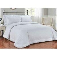 Broderie Anglais Duvet Cover Set Bedding Set Quilt Cover Luxury White Ivory