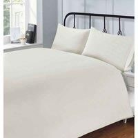 Rapport Home 200 Thread Count Quilt Cover Double Cream, Cream
