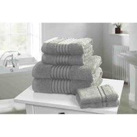 Rapport Home Furnishings Windsor 500gsm Towel Bale - 6-piece - Silver