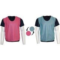 Reversible Mesh Training Bib (Youth, Adult) Pink/Sky Adult