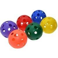 Pre-Sport Unisex-Youth Airflow Ball (Pack of 6), One size Multi-coloured