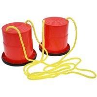 Pre-Sport Unisex-Youth Essential Stilts, Black/Red, One Size