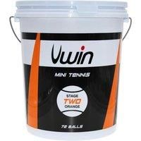 Uwin Tennis Balls Level 2 Youth Rubber Felt Orange Pack of 72
