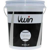 Uwin Tennis Balls Team Rubber Felt Yellow Pack of 72