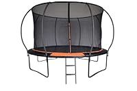 Evo-X Family Trampoline With Safety Zip Netted Enclosure, Premium Outdoor Bouncer Easy Assembly Ideal for Kids and Adults,10 ft