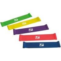 Ufe Unisex/' s Urban Fitness Resistance Band Loop (Set of 5) 10 Inch, Multicolour, F/S