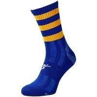 Precision Sports Socks Junior Mid Pro Hooped Royal/Amber J12-2