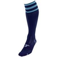 PT 3 Stripe Pro Football Socks Boys Navy/Sky