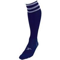 PT 3 Stripe Pro Football Socks Boys Navy/White