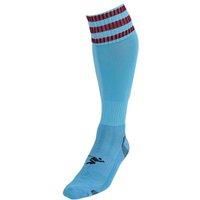 PT 3 Stripe Pro Football Socks LBoys Sky/Maroon