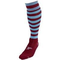 PT Hooped Pro Football Socks Boys Maroon/Sky