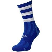 Precision Sports Socks Junior Mid Pro Hooped Royal/White J12-2
