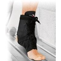 Precision Training Neoprene Ankle Brace with Stays - Black/Red, X-large Yellow